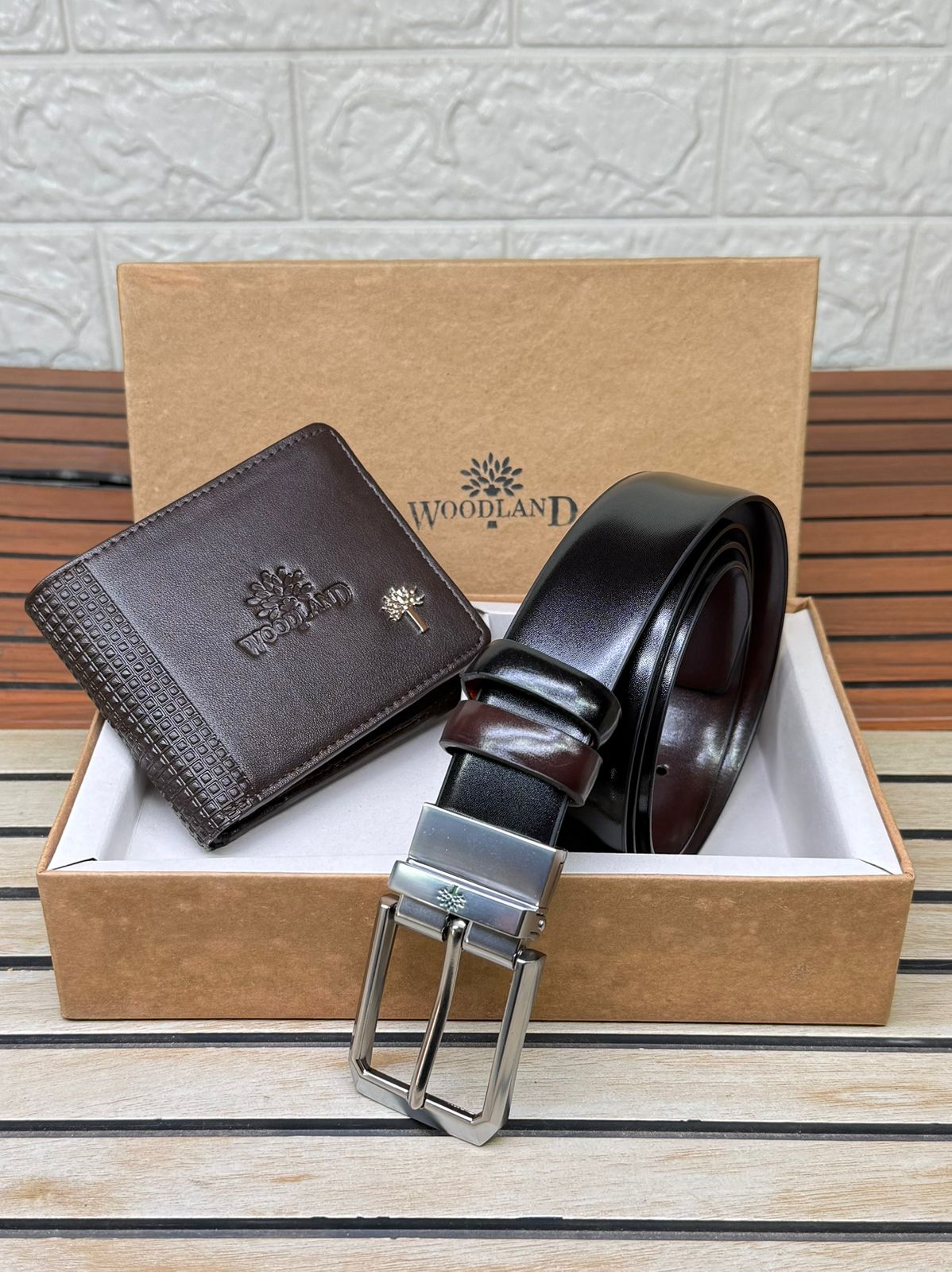 🔥 Woodland Belt & Wallet Combo – Premium New Arrival 🔥 - Image 2