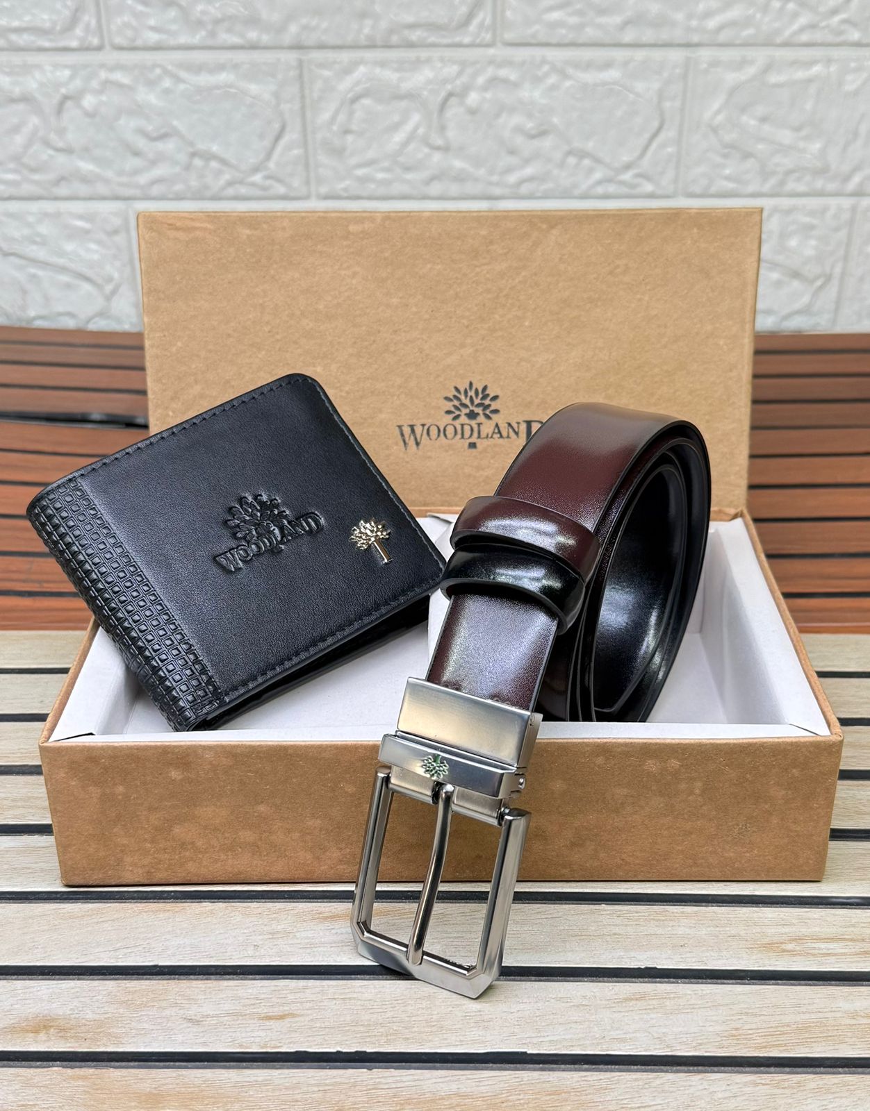 🔥 Woodland Belt & Wallet Combo – Premium New Arrival 🔥 - Image 3