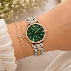 π₯ Emporio Armani Slim Collection β Rose Gold Elegance for Her π₯