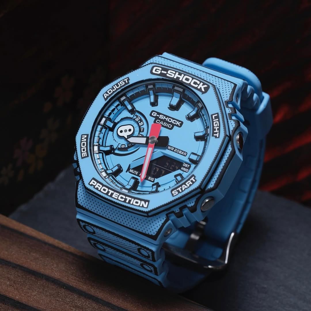 🔥 Casio G-Shock GM-2100G Blue Edition – Premium Analog-Digital Watch 🔥 - Image 3