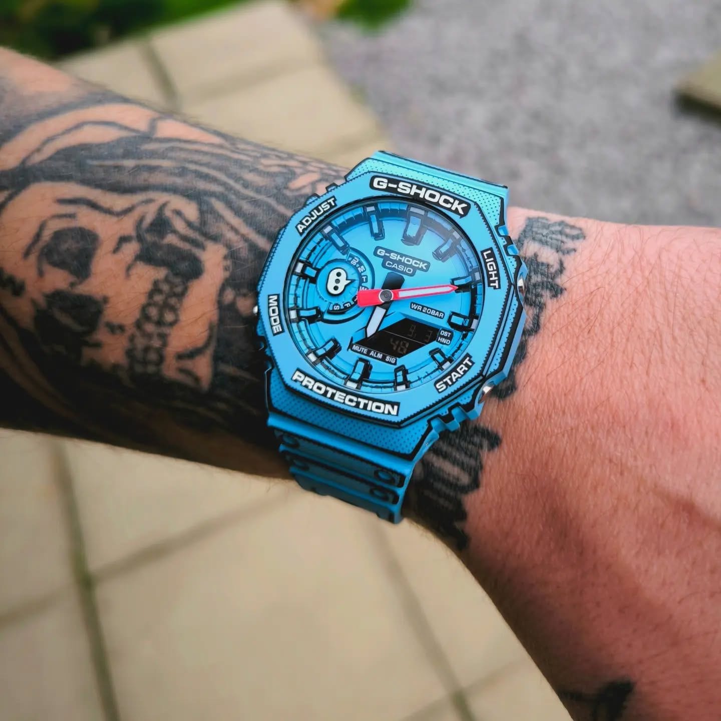🔥 Casio G-Shock GM-2100G Blue Edition – Premium Analog-Digital Watch 🔥 - Image 2