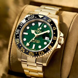 🔥 Rolex GMT Master II – Green & Gold Premium Edition 🔥