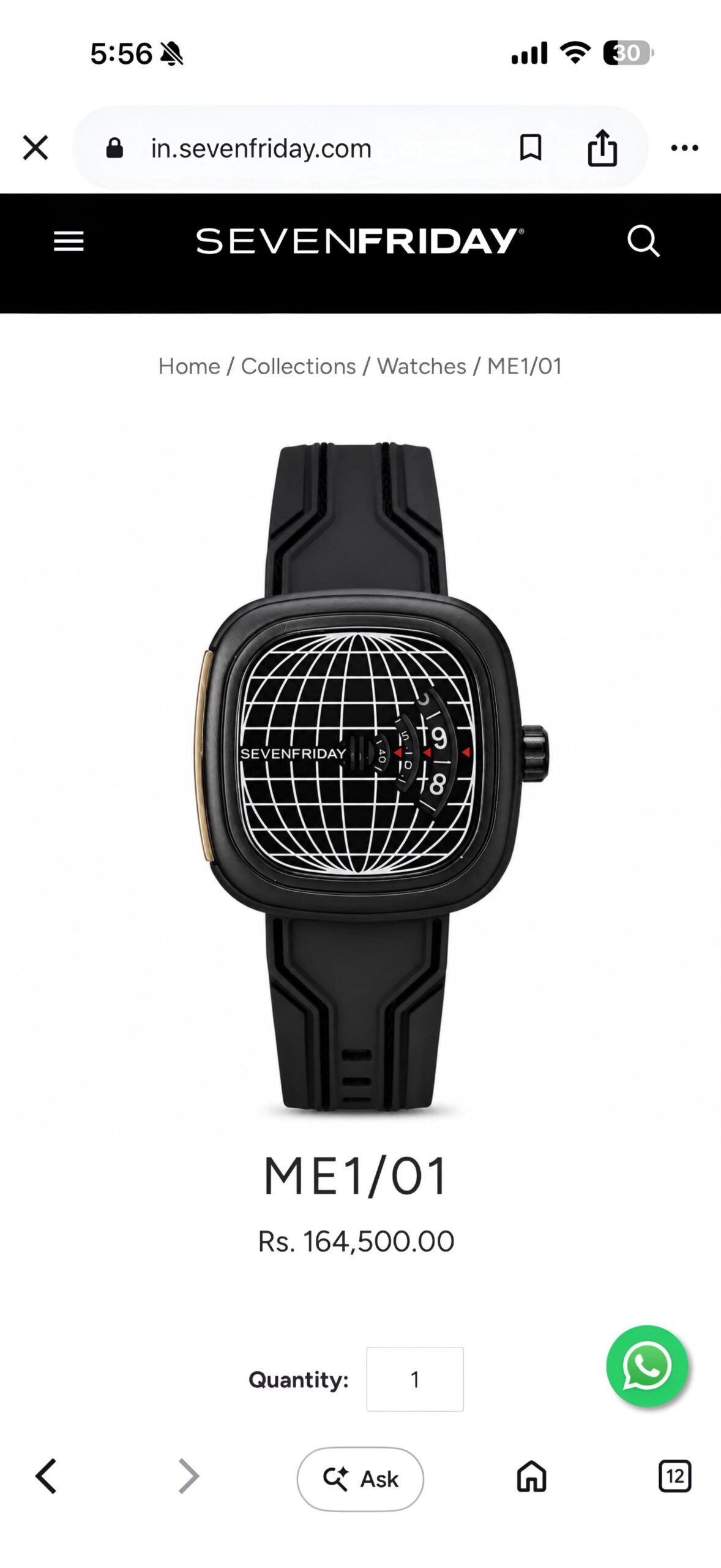 🔥 SevenFriday ME1/01 – Futuristic Designer Edition 🔥 - Image 3