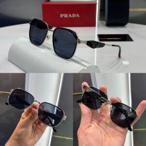 🔥 Prada Silver Black Luxury Shades 119 – Premium Collection 🔥