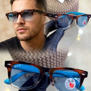 🔥 Ray-Ban 2140 Tiger Blue Dual Tone – New Launch 🔥