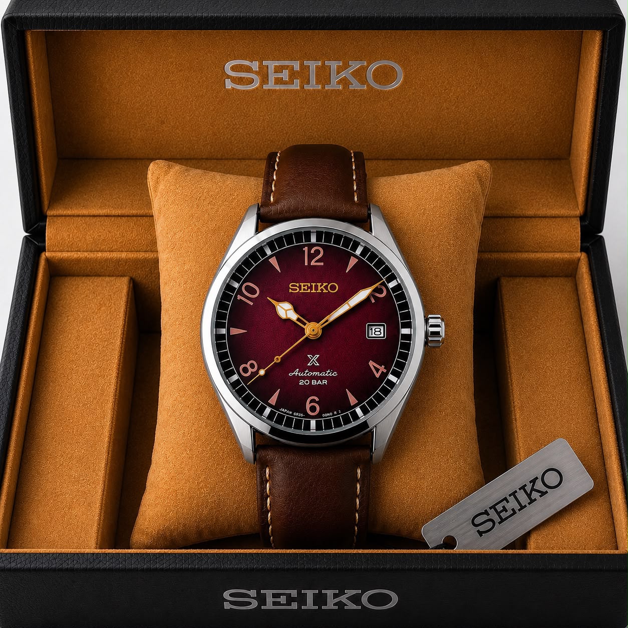 🔥 Seiko Prospex Automatic – Navy Dial Leather Strap Edition 🔥 - Image 2